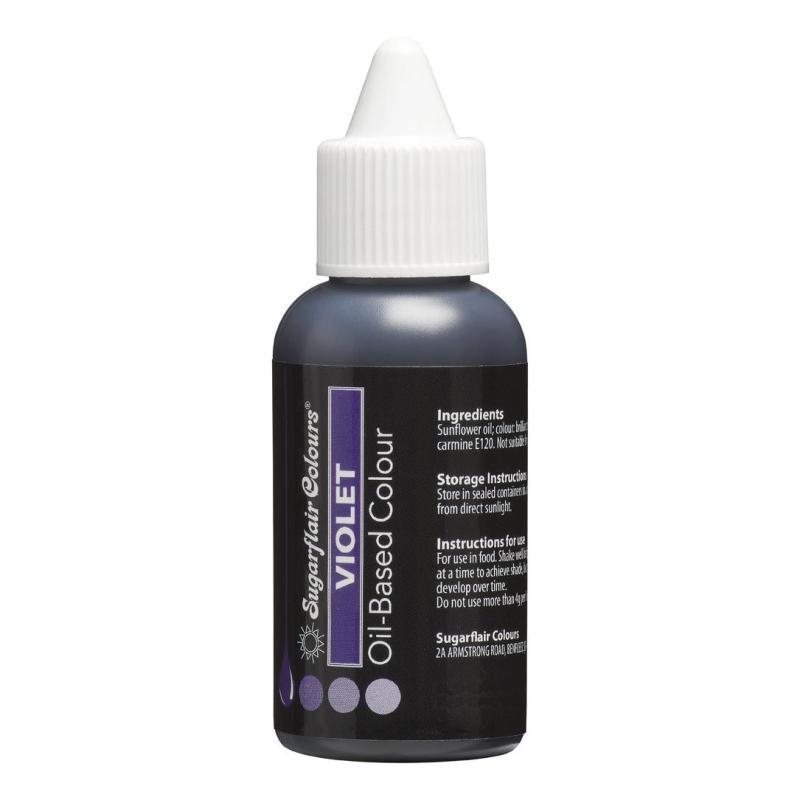 Sugarflair Flydende Farve - Violet 30 Ml på Tilbud