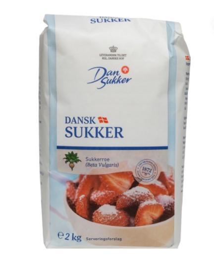 Sukker 2 Kg - Ideelt til bagning og søde lækkerier!