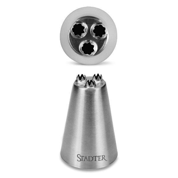 Tredobbelt Stjernetyl 3x5 Mm til Kagedekoration - Udsalg!