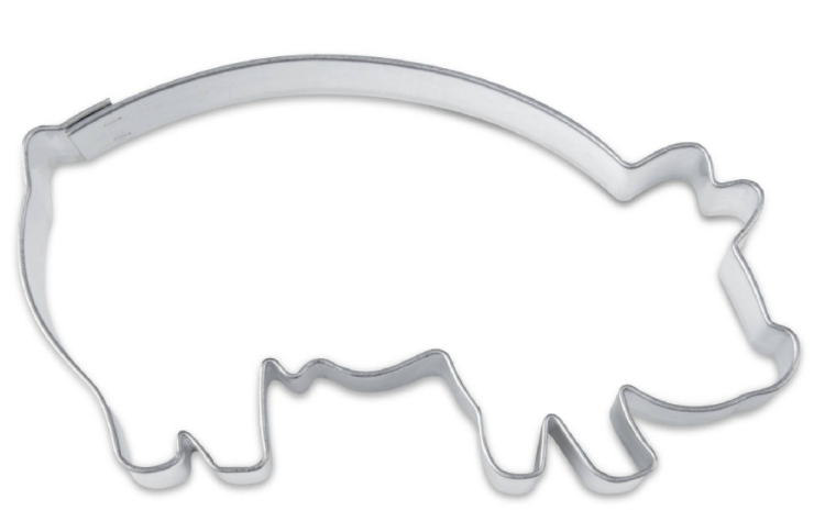 Udstikker i form af gris - 8 cm til bagning