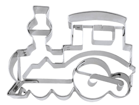 Udstikker i rustfrit stål - Lokomotiv til festlige kager