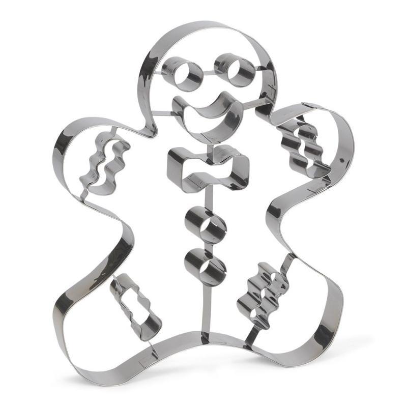 Peberkagemand Udstikker i Metal – 21 cm til Bagning