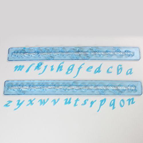 Udstikker Sæt til Små Kursive Bogstaver til Bagning