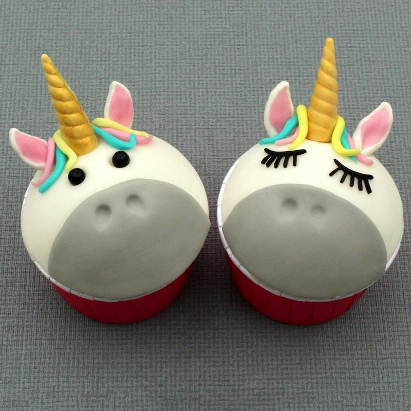 Unicorn Ører, Horn og Vipper Silikoneform – Magiske Kager!