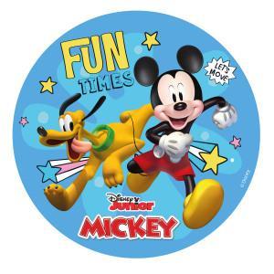 Mickey Mouse Vaffelpapir med Pluto - Sukkerfri 15 cm