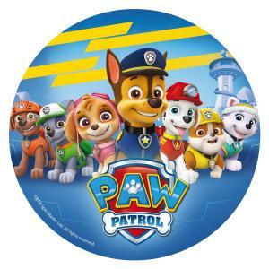 Vaffelpapir Paw Patrol Sukkerfri - Ø20 cm til Kager