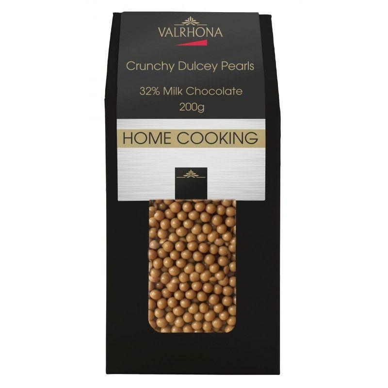 Valrhona Crunchy Dulcey Perler 200 G - Chokolade Specialitet