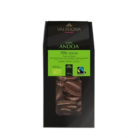 Valrhona Andoa Noir 70% Chokolade - 200 g Premium Chokolade