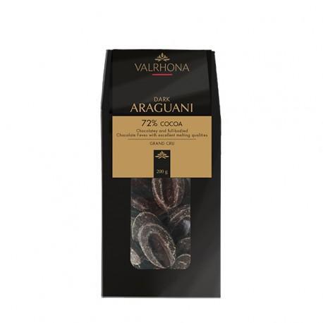 Valrhona Feves Araguani 72% Chokolade 200g - Eksklusiv Smag