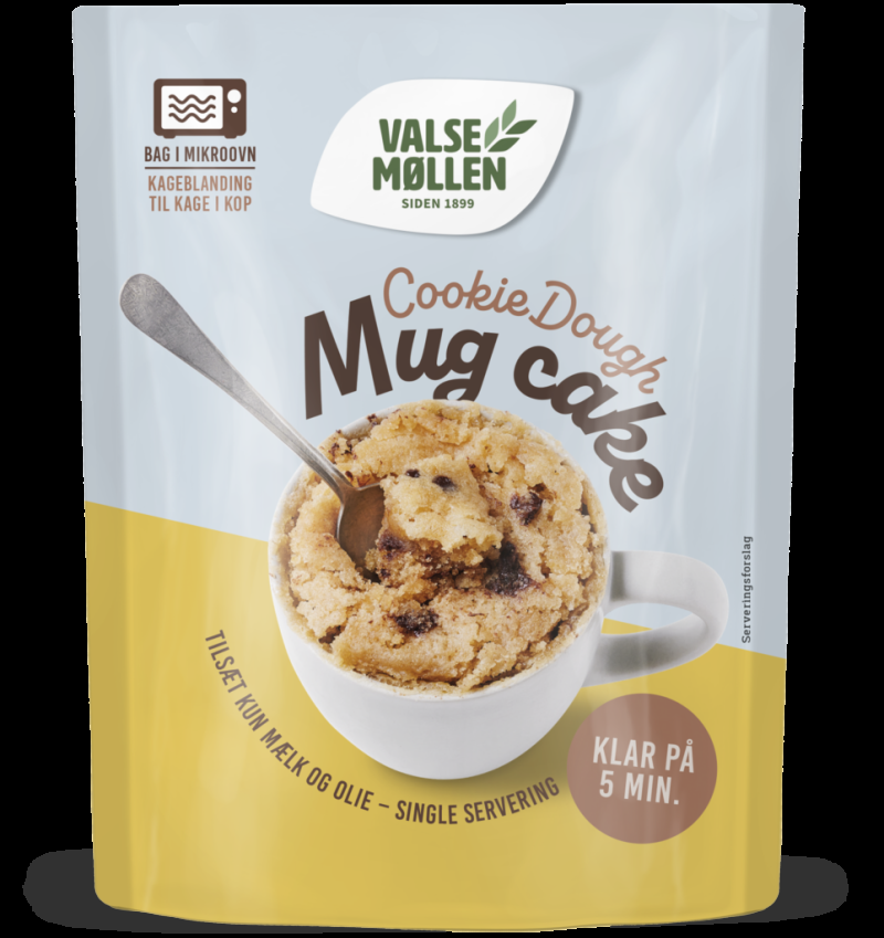 Valsemøllen Mug Cake Cookie Dough 80g - Hurtig dessert!