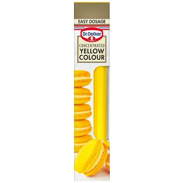 Gul Koncentreret Farve 15 g fra Dr. Oetker - Perfekt til Bagning!