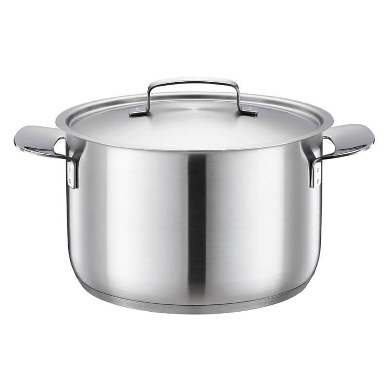 Fiskars All Steel Gryde med Låg 5 L – Holdbar Kvalitet