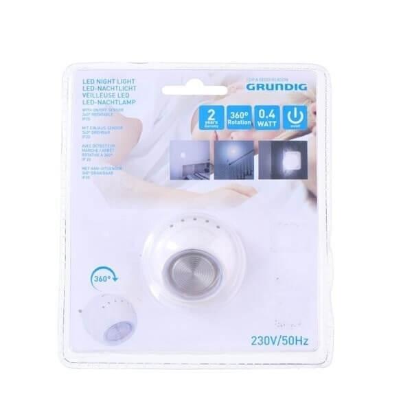 Grundig LED Natlampe - Skab Hygge og Ro om Natten