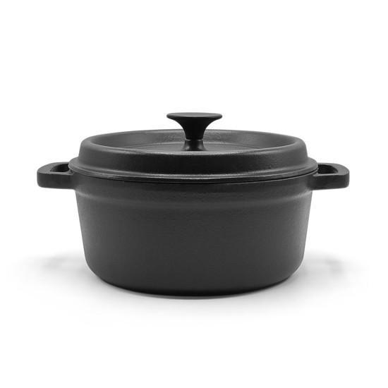 Støbejernsgryde med Låg fra Müller - Hurtig Levering!