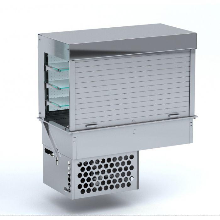 Indbygget Køledisplay Kasse med 5 Rum til Professionel Brug