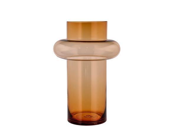 Lyngby Tube Vase i Amber - 40 Cm Kunstnerisk Design