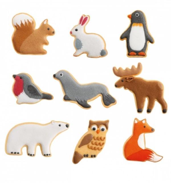 Udstikker Sæt med 9 Vilde Dyr – Kreativ Bagning til Alle!