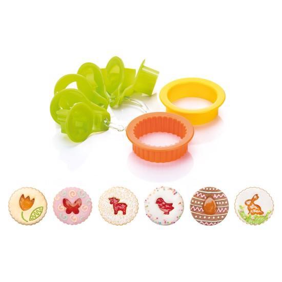 Påske Udstikker Sæt til Småkager – 6 Unikke Motiver