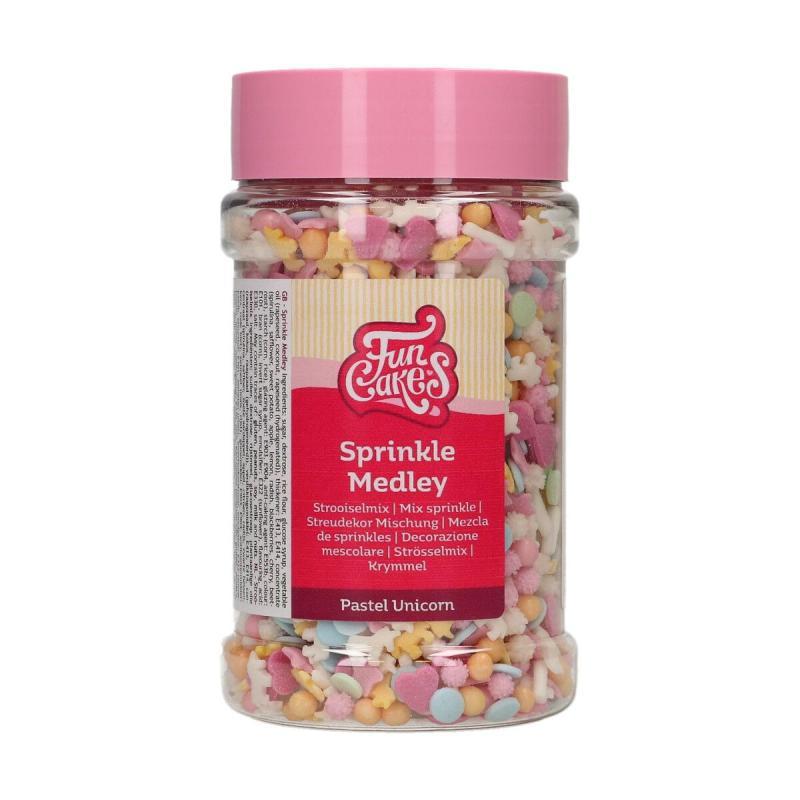Funcake Drys Medley Unicorn Pastel 180g - Fantastiske drys!