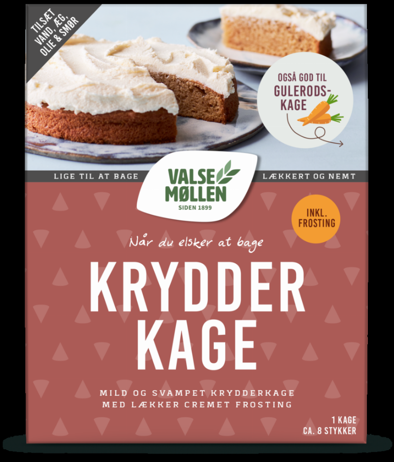 Krydderkageblanding fra Valsemøllen - 350g klar til brug