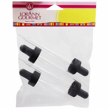 Lorann Oils Pipetter - 4 Stk Tilbud! Perfekte til bagning!