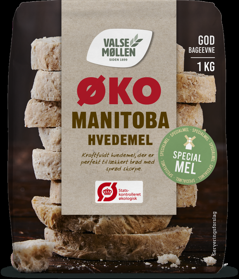 Økologisk Manitoba Hvedemel 1 Kg - Perfekt til Bagning