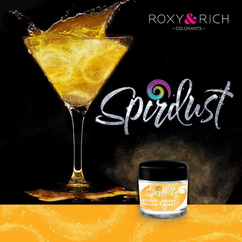 Roxy Rich Spirdust - Gyldent Glitter til Drinks 1,5g