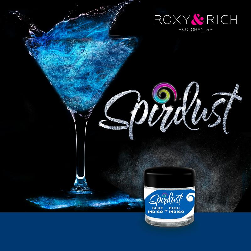 Roxy Rich Spirdust Mørkeblå 1,5g - Glitter til Drinks