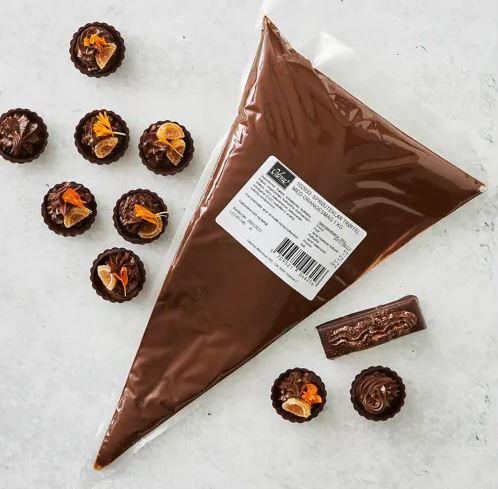 Sprøjteklar Trøffel Med Appelsinsmag - 1 kg Odense Marcipan