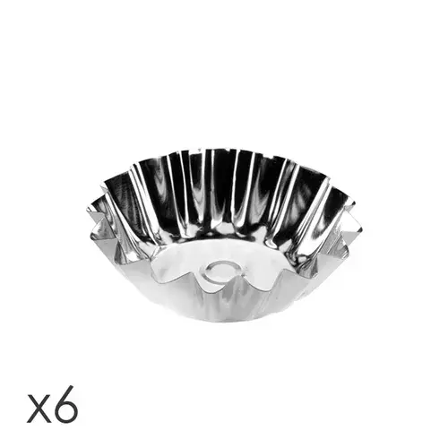 Tescoma Mini Tærteforme 6 Stk - Ø 6 Cm til Bagning
