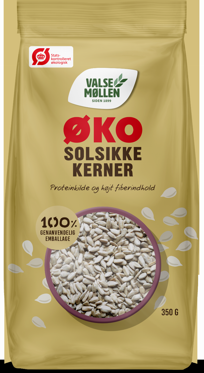 Økologiske Solsikkekerner 425 G - Valsemøllen Tilbud!