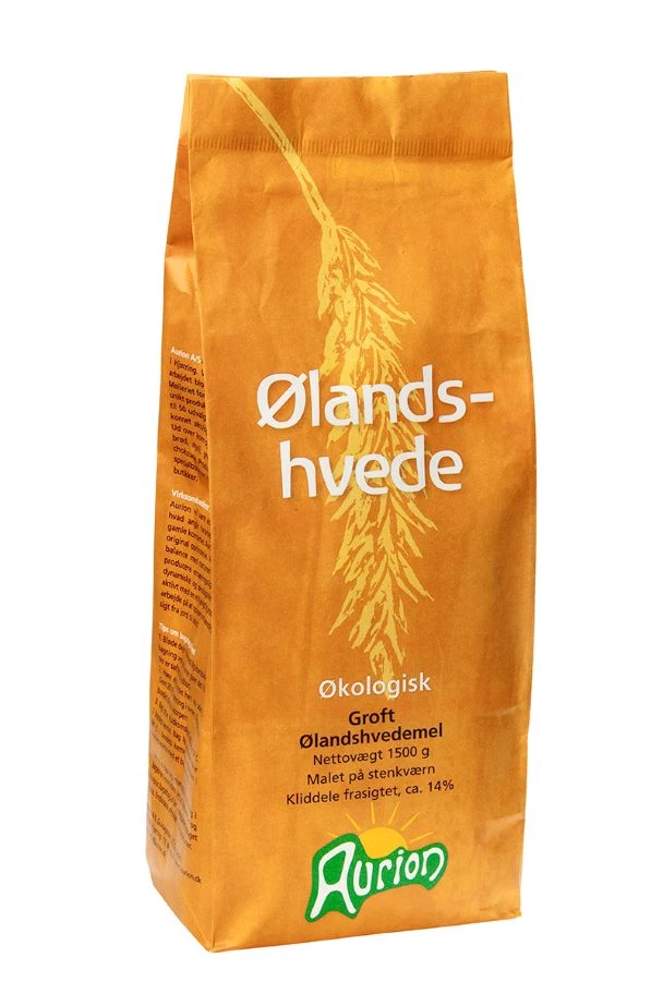 Økologisk Ølandshvedemel Groft Aurion 1,5 kg - Kvalitet!