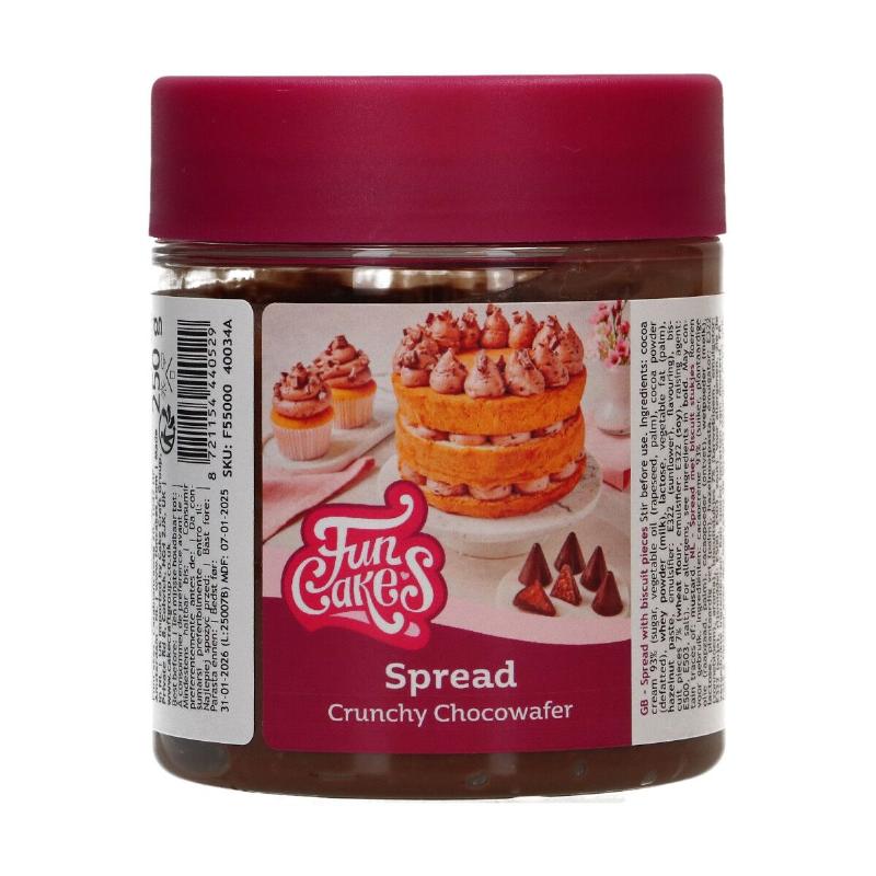 Sprød Chokoladecreme med Kiks - 250g fra FunCakes