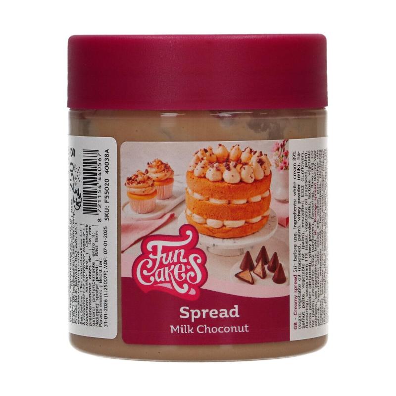 Funcakes Crunchy Chocowafer Spread 250g - Chokoladefyld!