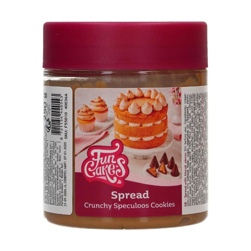 Funcakes Crunchy Speculoos Cookies Spread 250g - Udsalg!