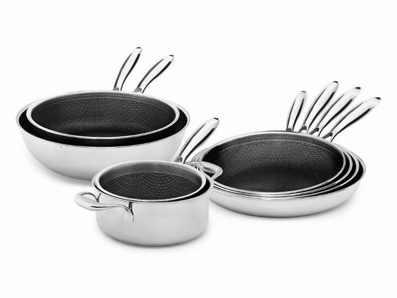 Komplet 8-dele Gryde- og Pandesæt fra Onyxcookware