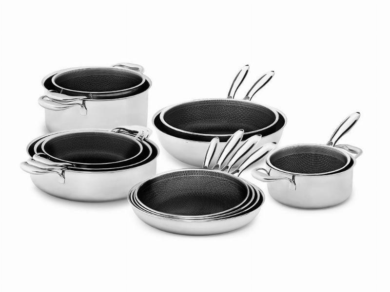 Komplet 13 Dele Gryde og Pandesæt - Onyx Cookware