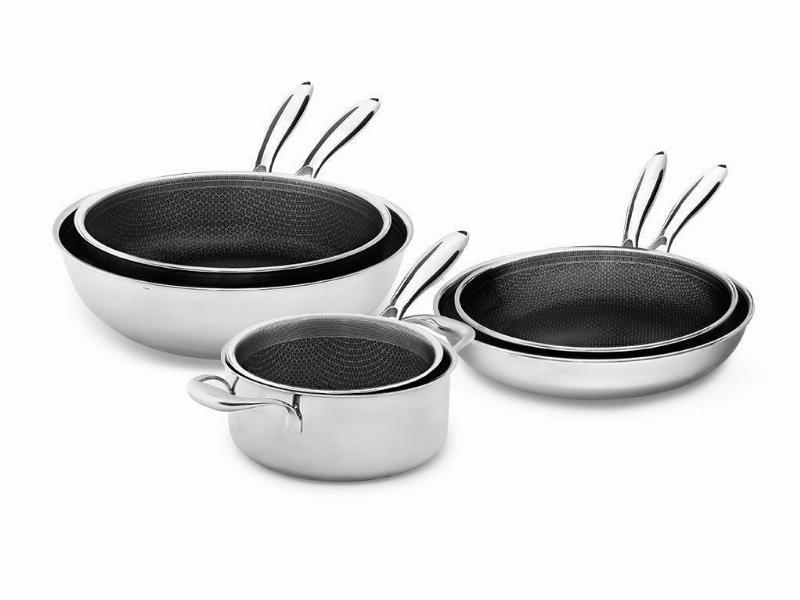 6 Dele Hybrid Non Stick Køkkensæt fra Onyx Cookware