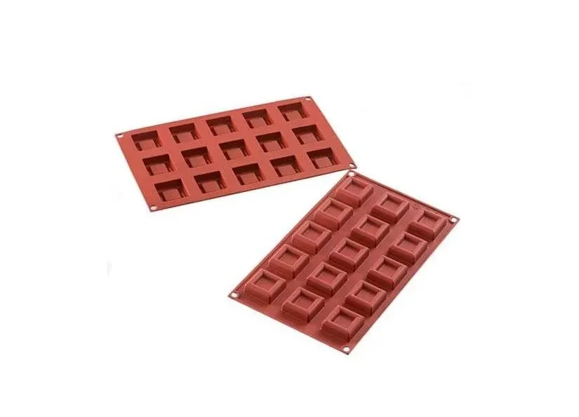 Mini Dessert Square Silikoneform fra Silikomart - Udsalg!