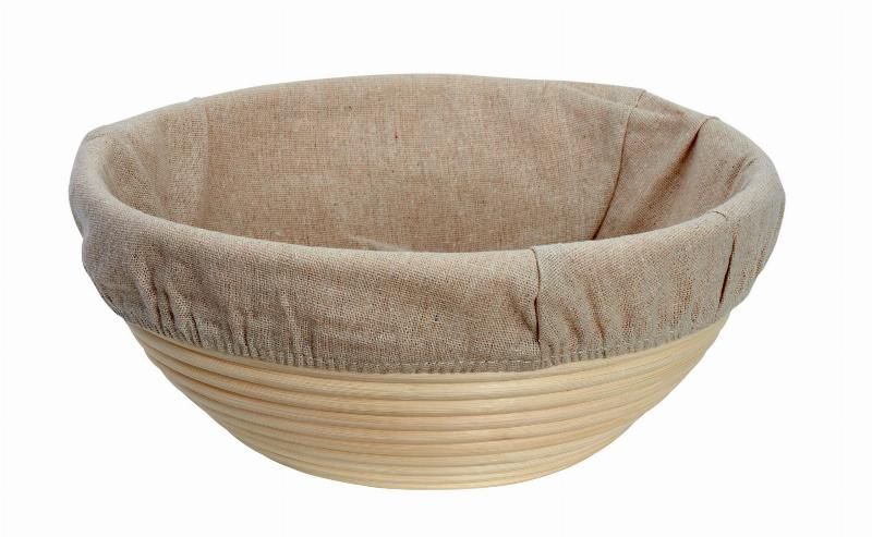 Rattan Hævekurv Ø28cm - Perfekt til Brødbagning!