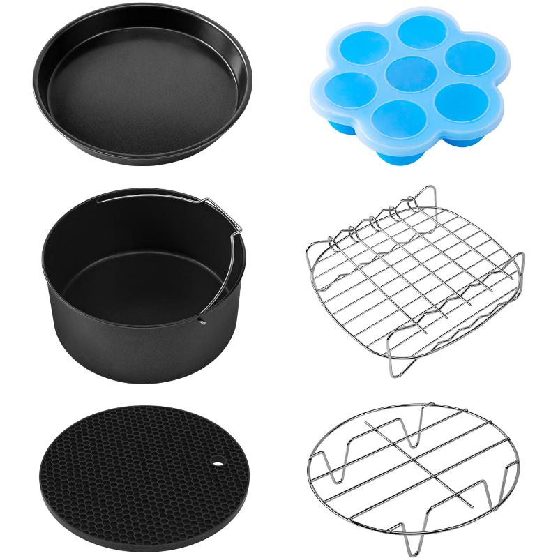 Airfryer Tilbehørspakke – 6 Dele fra Cosori på Udsalg!