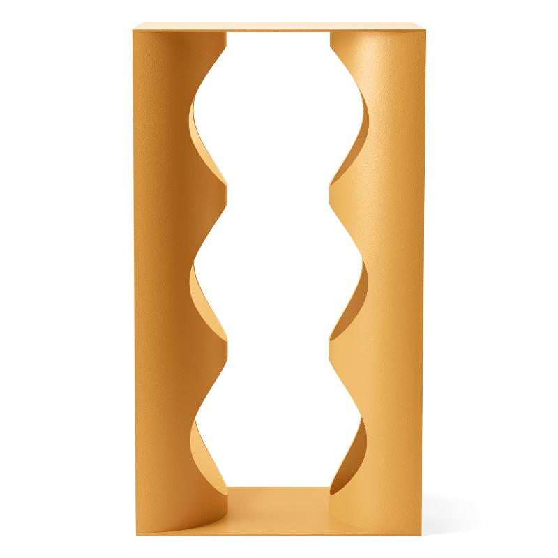 Elegant Saffran Gul Vinreol fra Georg Jensen - Stilfuld Præsentation