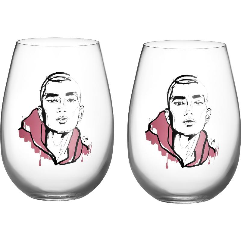 All About You Tumbler Glas – Blød Lyserød, 2 Stk.