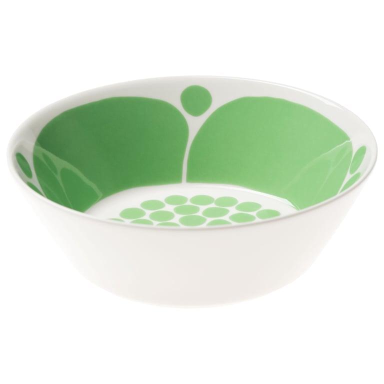 Arabia Sunnuntai Dyb Tallerken 17 cm – Grøn Elegance