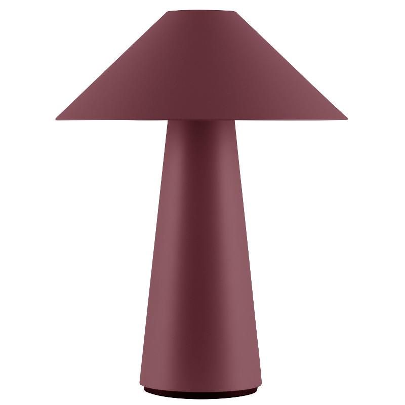 Elegant Vinrød Bordlampe – Praktisk Belysning til Hjemmet