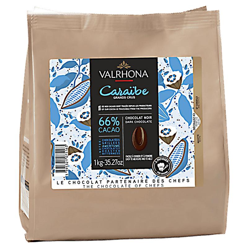 Caraibe 66% Mørk Chokolade 1 Kg – Fantastisk Udsalg!