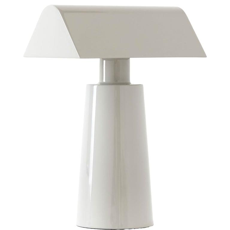 Moderne Bærbar Lampe i Silk Grey – Elegant Belysning