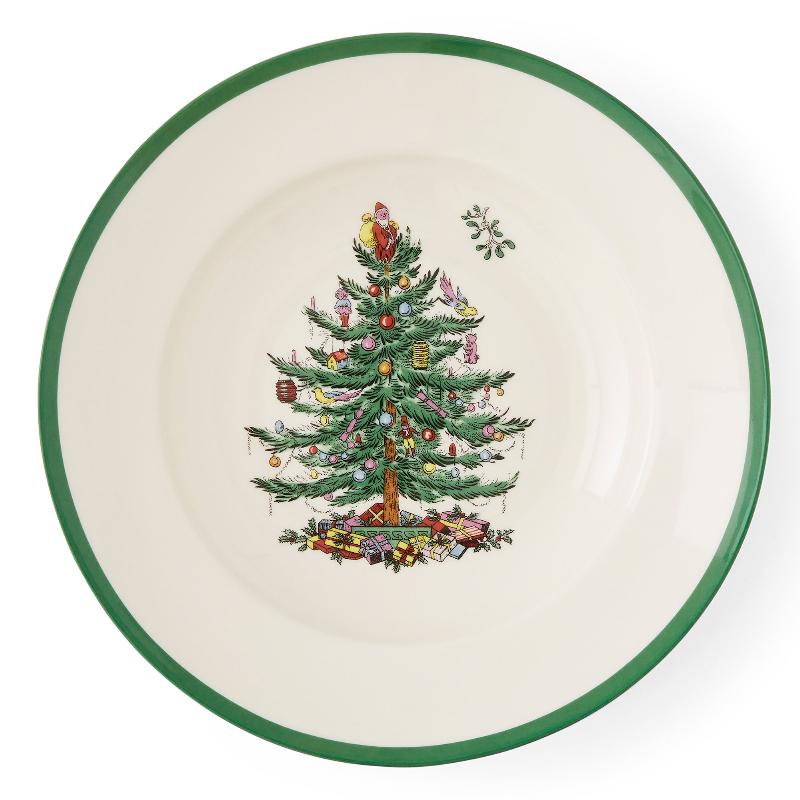 Dyb Jule Tallerken Ø23 cm – Spode Christmas Tree tilbud