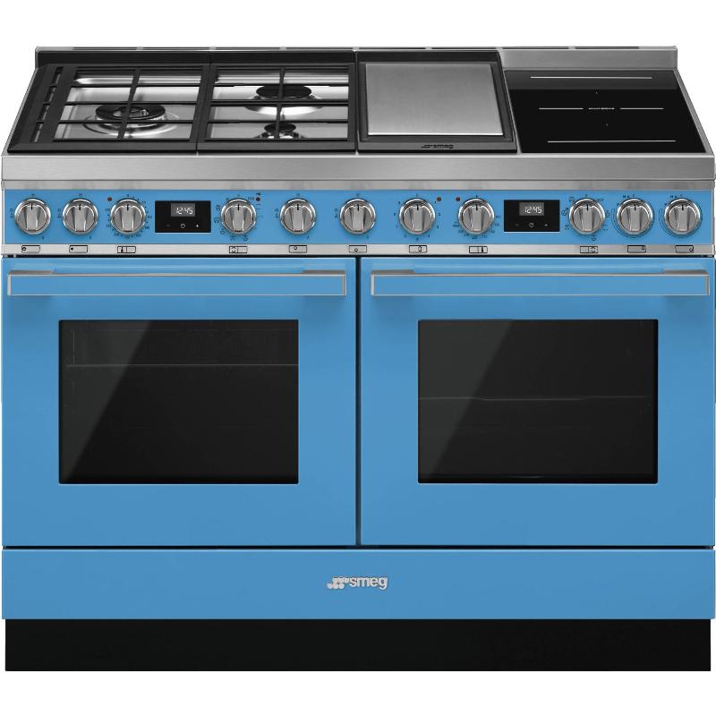 Smeg Portofino Gas Induktionskomfur - Turkis Tilbud!