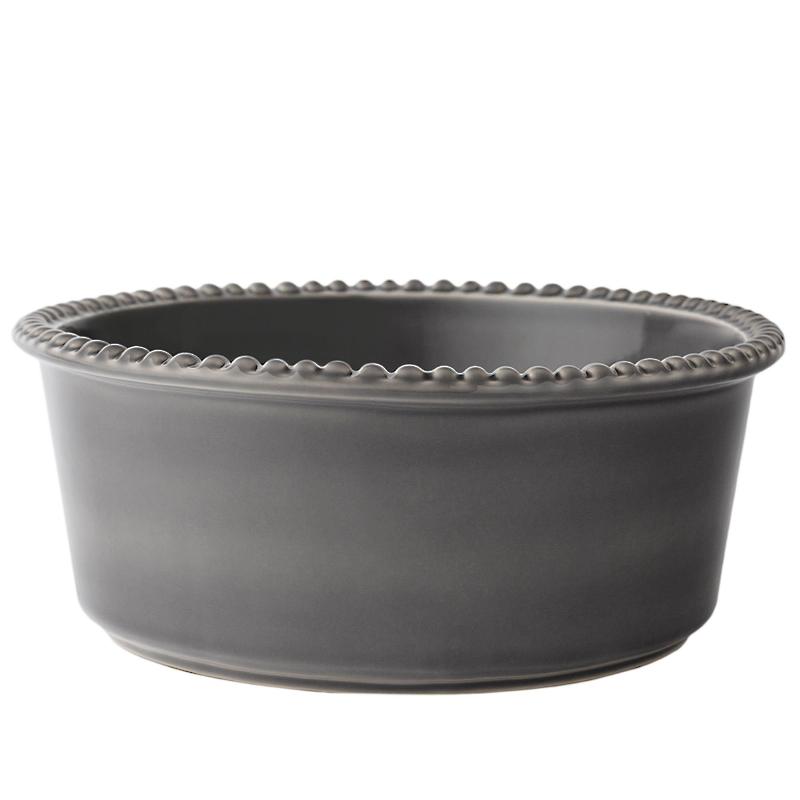 Elegant Grå Daria Serveringsskål 23 cm til Bordet